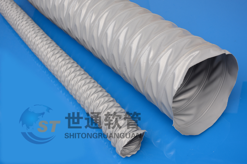 ST00381軟管,尼龍布軟管，尼龍布通風管,PVC伸縮風管,尼龍布伸縮風管