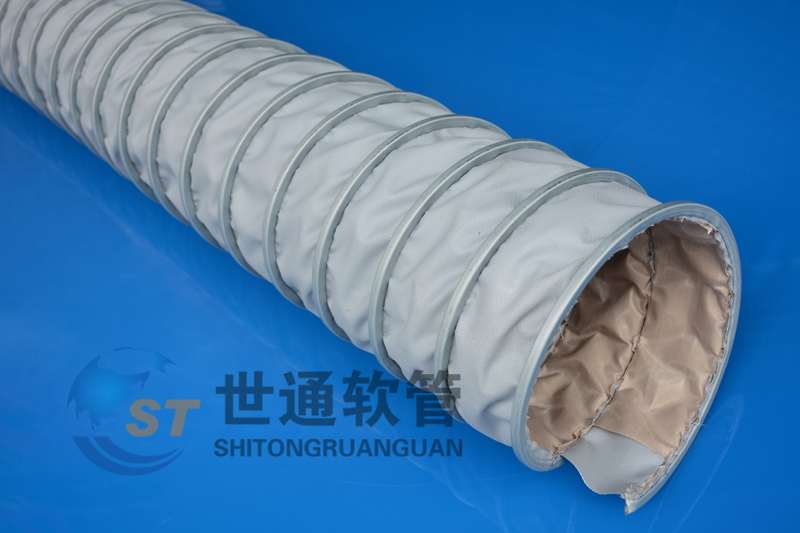 ST00387b軟管，耐高溫軟管,耐高溫風管,耐高溫伸縮管
